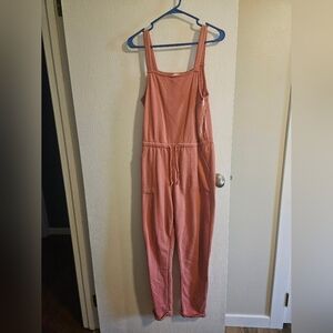 Womens Pink Rose Terracotta Jumpsuit